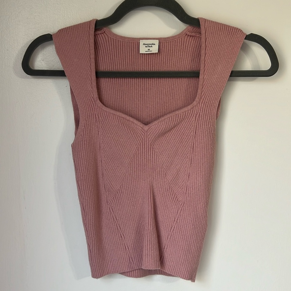 Abercrombie & Fitch Sweetheart Sweater Tank Top XS